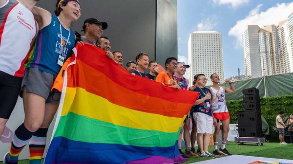 Supporters Celebrate Opening of Gay Games in Hong Kong, First in Asia, Despite Lawmakers' Opposition 