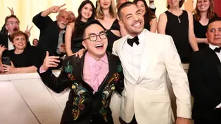 Bowen Yang and Matt Rogers Take 'Las Culturistas' Awards to TV